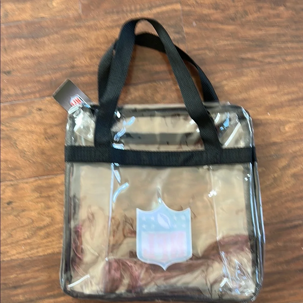 NFL Gray and Black Stadium Tote Bag - Picture 3 of 5